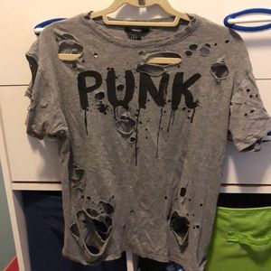 Distressed PUNK t-shirt